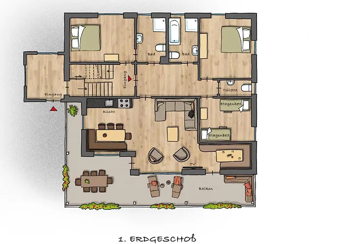 Apartament Golden Geier *